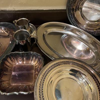 Silver plate lot