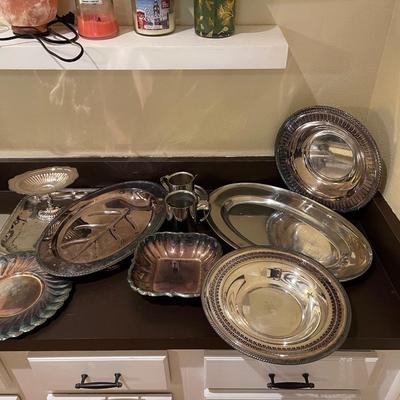 Silver plate lot