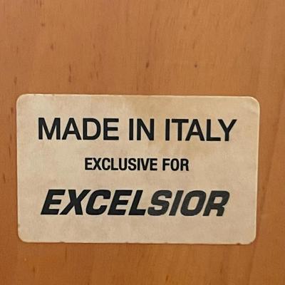 EXCELSIOR ~ Italy ~ Pair (2) Solid Wood Modern Side Tables ~*Read Details