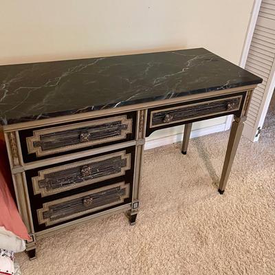 Marble top desk