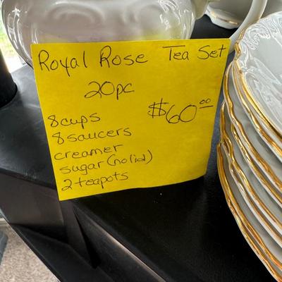Royal Rose Tea Set