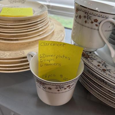 Misc. tea sets & dishes