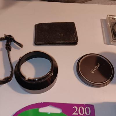 vintage Nikon 35mm camera with a BUNCH of accessories and carry case