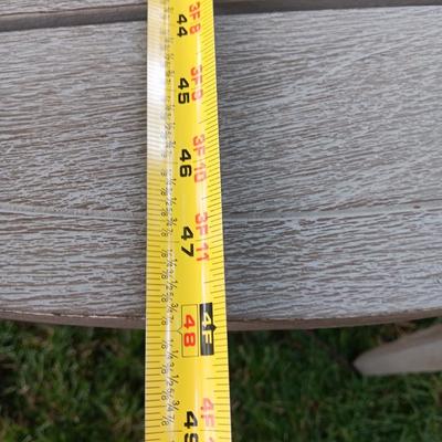 48" round Port side patio table with four captain's chairs