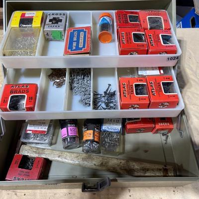 Tacks and toolbox