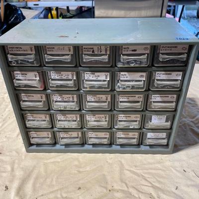 Screws and nuts cabinet