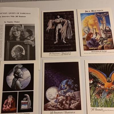 Silver Web magazine with featured artist Jill Bauman including six unique prints