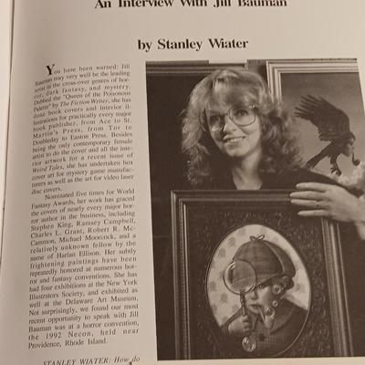 Silver Web magazine with featured artist Jill Bauman including six unique prints