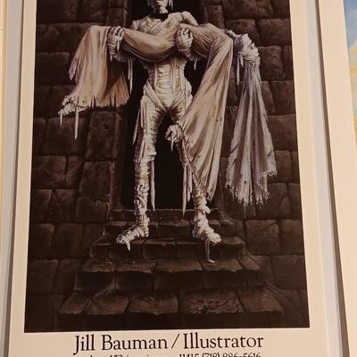 Silver Web magazine with featured artist Jill Bauman including six unique prints