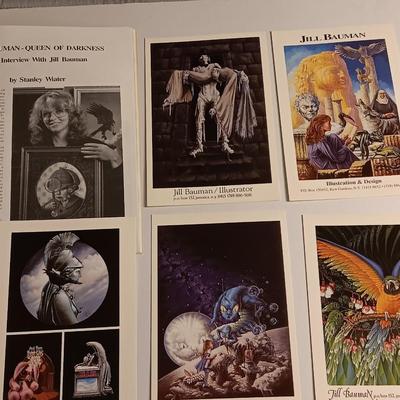 Silver Web magazine with featured artist Jill Bauman including six unique prints