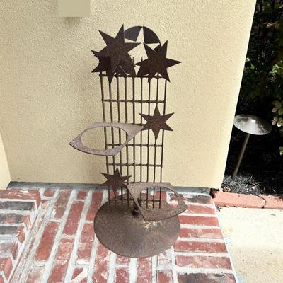 Metal Planter Holder With Terracotta Planters ~ *Read Details