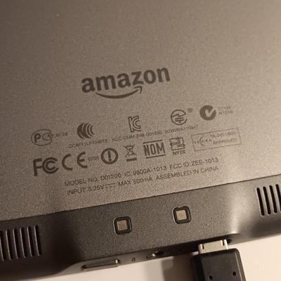 Working Amazon Kindle with genuine leather pouch made in Uruguay