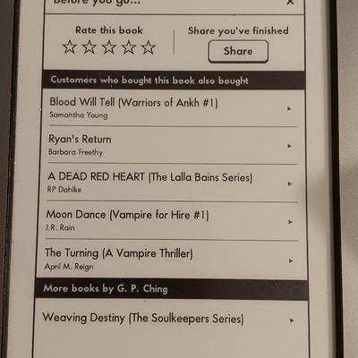 Working Amazon Kindle with genuine leather pouch made in Uruguay