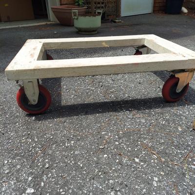 Two Wooden Rolling Caddies and more (G-BBL)