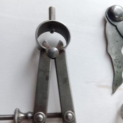 Vintage calipers and measuring tools