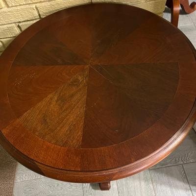 Matching Pair Vintage Side Drum Tables