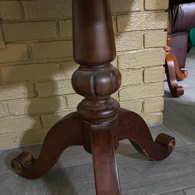 Matching Pair Vintage Side Drum Tables