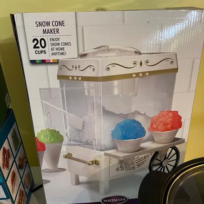 Lot of Kitchen Items - Food Saver, Snow Cone Maker, Crock Pot