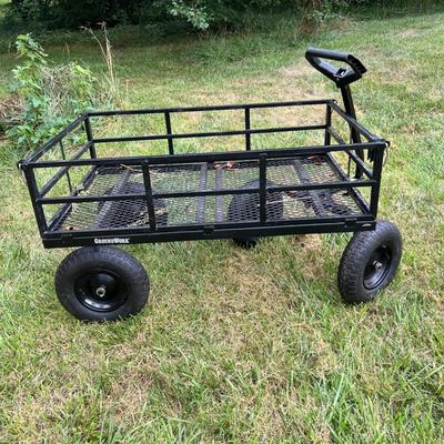 GroundWork Heavy Duty Steel Barn Cart Wagon GW-1400-2