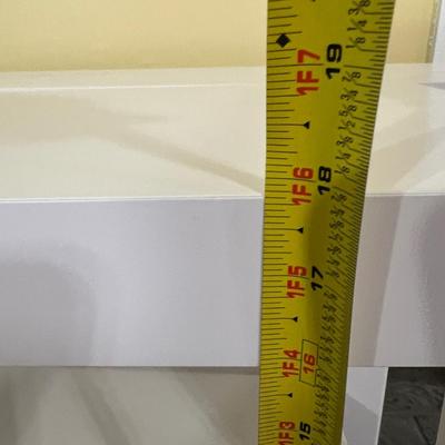 Lot of 3 Matching White Benches