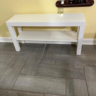 Lot of 3 Matching White Benches