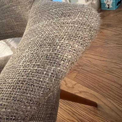 MCM Inspired Long Table w Upholstered Chairs