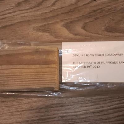 Small Burl wood shelf, Neat old walking stick, Long beach boardwalk Hurricane Sandy and more