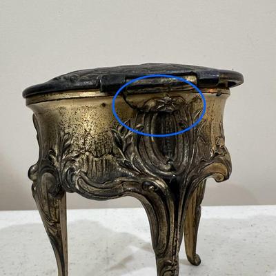 Antique DEPOSE 398 Jewelry Chest~ Read Details