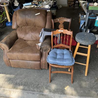 Recliner and chairs