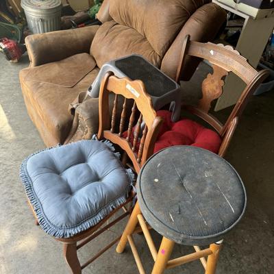 Recliner and chairs