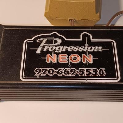 Progression Neon sign power supply and a Blak=Ray UVL=21 Ultra-violet light