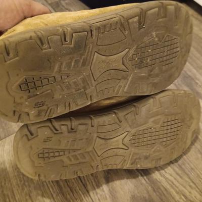 Brand new size 14 sketcher shoes and a pair of sketchers slippers