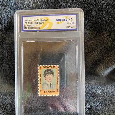 1964 Hallmark Beatles George Harrison stamp