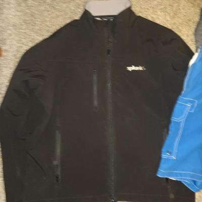 Men's Size large clothes - shirts - shorts- sports pants and jackets