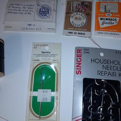Assortment of sewing needles - Union made and newer