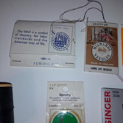 Assortment of sewing needles - Union made and newer