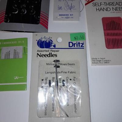 Assortment of sewing needles - Union made and newer