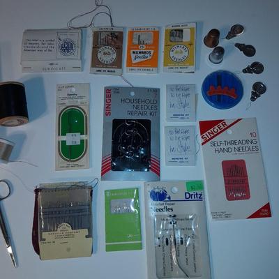 Assortment of sewing needles - Union made and newer