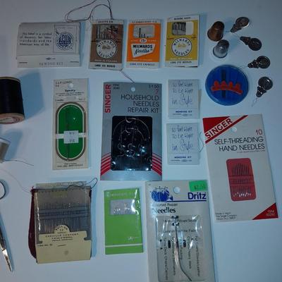 Assortment of sewing needles - Union made and newer