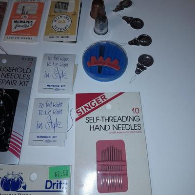 Assortment of sewing needles - Union made and newer