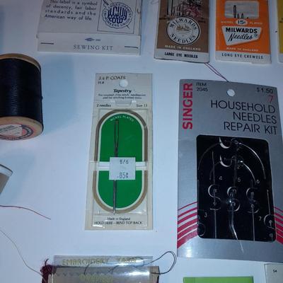 Assortment of sewing needles - Union made and newer