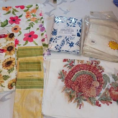 TABLECLOTHS AND DISH TOWELS