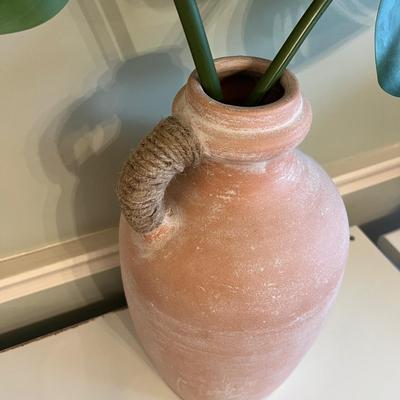 Big Decorative Lot - Brass Hangers, Large Vase, New Throw Pillows + More