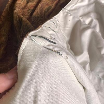 Gold Floral Drapes w/ Tassels (PB-DZ)
