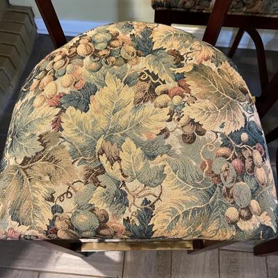 4 Upholstered Tall Bar Stools Chairs
