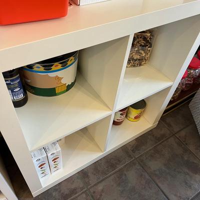 Pair of Square Cube Shelves