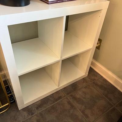 Pair of Square Cube Shelves