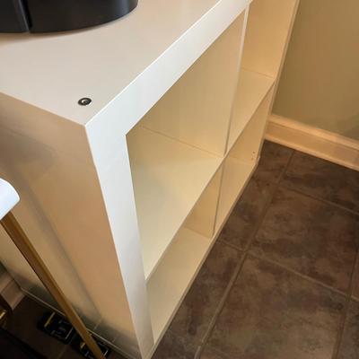 Pair of Square Cube Shelves