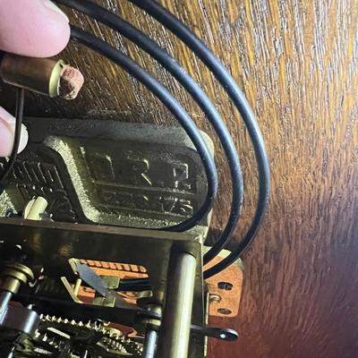 D.R.P. Wald Gong Wall Clock W/Key (GB-RG)