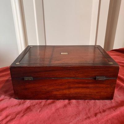 Victorian Rosewood Jewelry Box (PB-DZ)